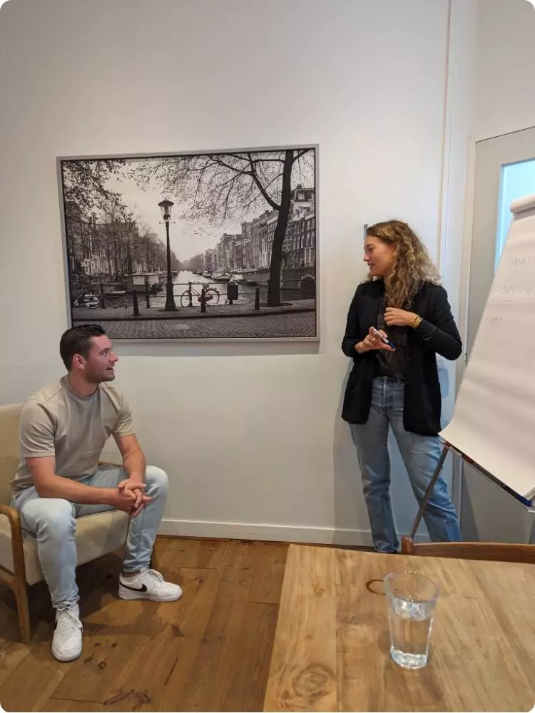 Mirjam vliegangsttrainer Amsterdam