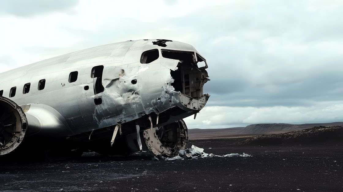 hoeveel vliegtuigen storten er per jaar neer